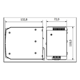 POWER SUPPLY 12V DC 20A MAX DIN RAIL MOUNTABLE ADFLEX28012A ADELSYSTEM